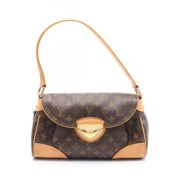 LOUIS VUITTON Brown Monogram Leather Shoulder Bag - Picture 1 of 11
